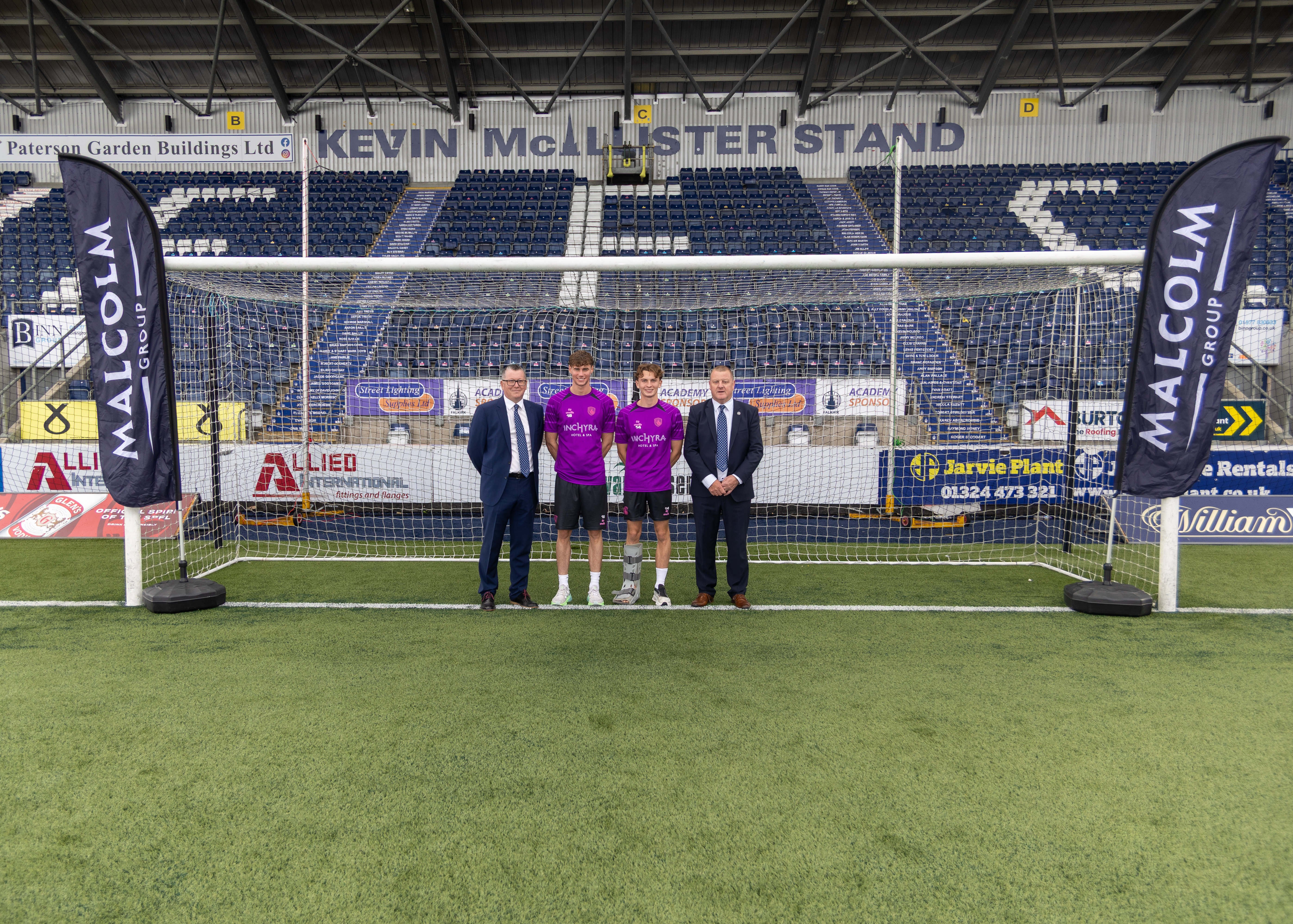 Falkirk FC 26/2027 partnership - banner