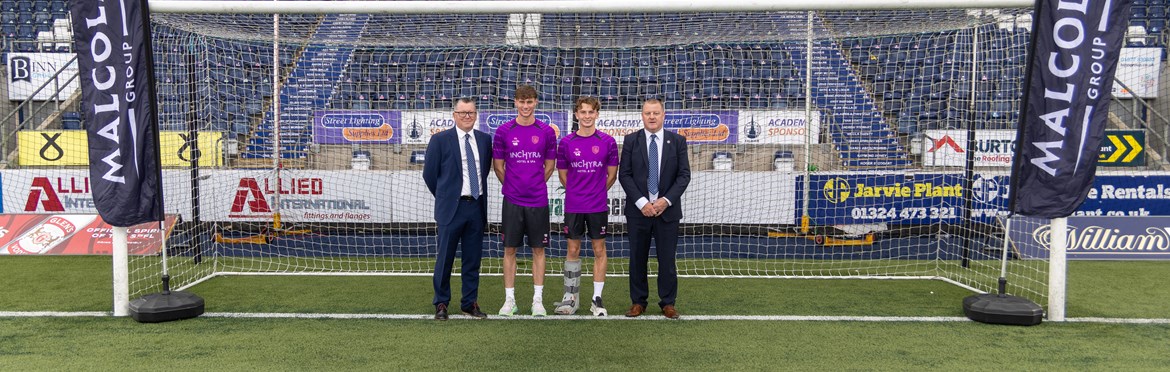 Falkirk FC 26/2027 partnership - banner